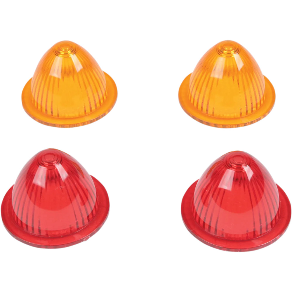 Replacement Lens — Mini Retro-Style, Amber, Red