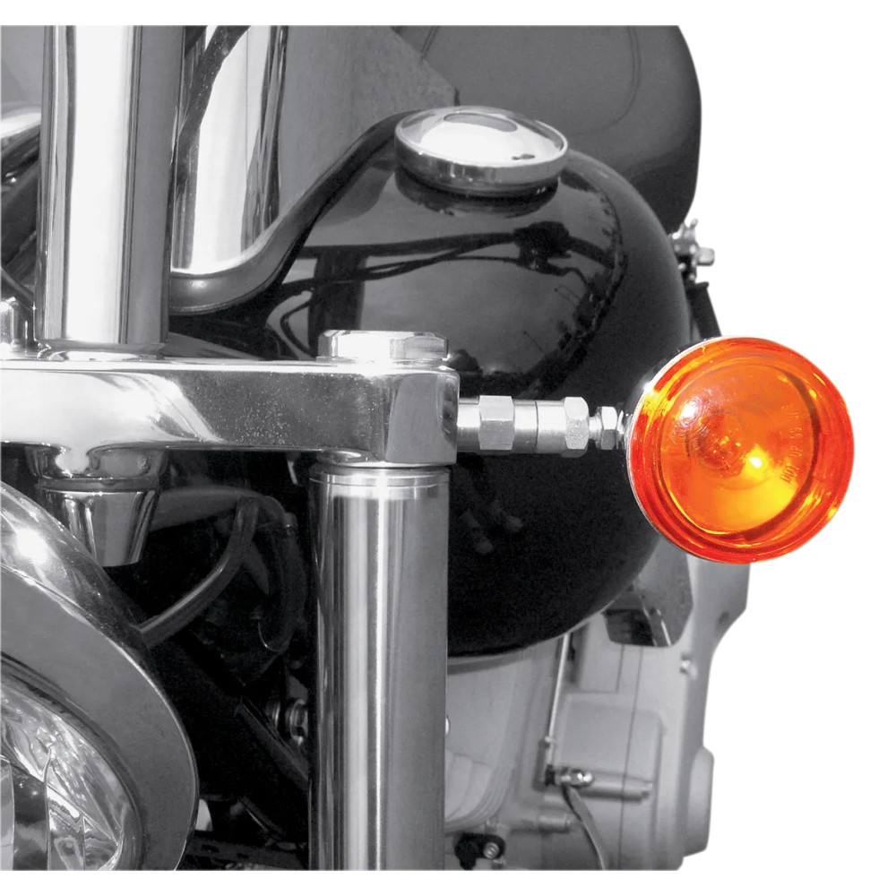 Front Turn Signal Relocation Kit — Chrome, Front