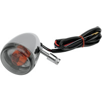Turn Signals — 60 mm (2-3/8") lens, 12V, chrome, bolt-on