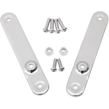 Soportes de reubicación para intermitentes — 20,5 cm × 38,1 mm, montaje delantero, cromo, Harley-Davidson®
