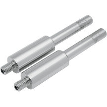 Turn Signal Mounting Studs — 3-7/8" overall, 1-1/2" spacer, Threaded 5/16-18, Chrome, Pair