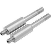 Turn Signal Mounting Studs — 3-7/8" overall, 1-1/2" spacer, Threaded 5/16-18, Chrome, Pair