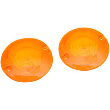 Replacement Turn Signal Lenses — Amber, Front and Rear