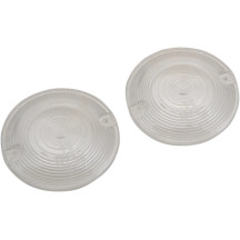 Replacement Turn Signal Lenses — Clear, Front/Rear, Pair