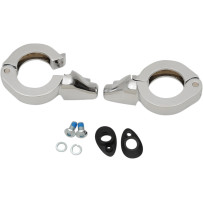 Abrazaderas de horquilla para intermitentes — 41 mm (1-5/8"), cromado