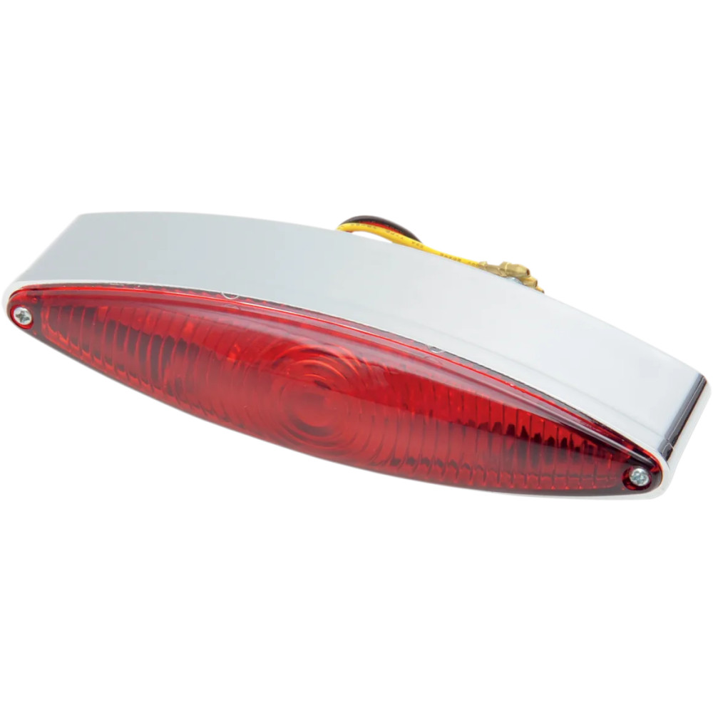 LED Taillight — 1-5/16" stud centers, red lens, chrome housing