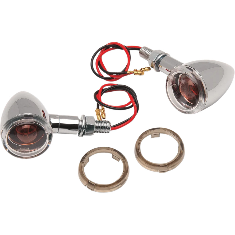 Luces de marcador Mini Deuce — 34,9 mm (1-3/8") diámetro, 60,3 mm (2-3/8") longitud, 12 V, lente transparente