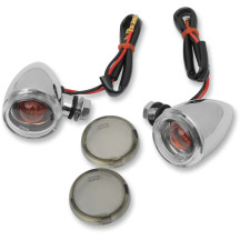 Mini Deuce Luces marcadoras — 1-3/8" de diámetro, 2-3/8" de largo, 12V, lente transparente