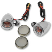 Mini Deuce Luces marcadoras — 1-3/8" de diámetro, 2-3/8" de largo, 12V, lente transparente