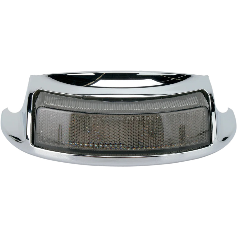 Luz de punta de guardabarros trasera — Trasera, lente ahumada, carcasa cromada