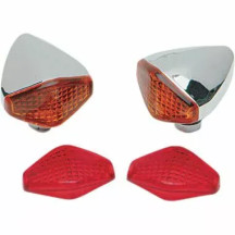 Luces Diamond — 12 V, par, lentes ámbar y rojo