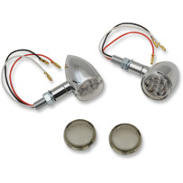 LED Mini Deuce Marker Lights — 2-3/8" length, 1-3/8" lens, 5/16"-24 stud mount, 12V