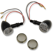 Luces Marcadoras LED Mini Deuce — 60,3 mm (2-3/8 in), 34,9 mm (1-3/8 in), montaje espárrago 5/16-24, 12 V, rojo