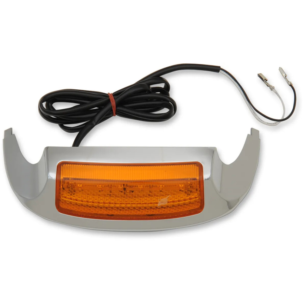 Front Fender Tip LED Light — Fender tip, amber