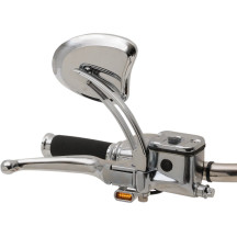 Luces LED marcadoras para manillar — LEDs ámbar, carcasa cromada, para Harley-Davidson®