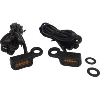 Luces marcadoras LED para manillar — Harley-Davidson®, ámbar, negro