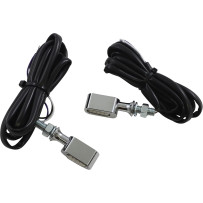 Luces marcadoras LED delanteras universales — 44 mm de largo, 14 mm de alto, cromado