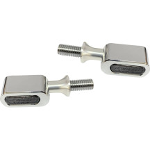 Luces Marcadoras LED Frontales Universales — espárragos M8-1.25, 44 mm, ámbar