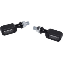 Luces delanteras marcadoras LED universales — espárrago M8-1.25, 44 mm, negro mate