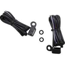 Luces LED para manillar — Compatible con Harley-Davidson, espárrago M8-1.25, 44 mm de longitud, negro