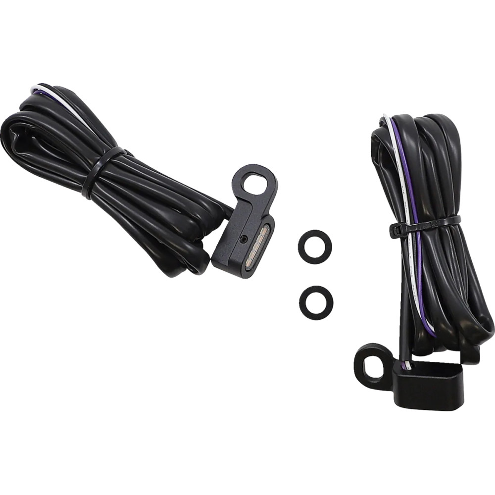 Luces LED para manillar — Compatible con Harley-Davidson, espárrago M8-1.25, 44 mm de longitud, negro