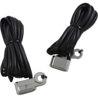 Luces marcadoras LED para manillar — M8-1.25, 44 mm, cromado