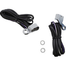 Luces indicadoras LED para manillar — M8-1.25 roscas, 44 mm longitud, 31,8 mm ancho