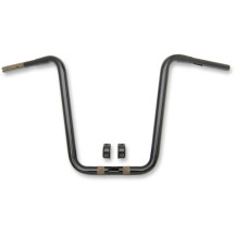 1-1/4" Touring Handlebar — 17-1/4" rise, Black gloss