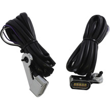 Luces marcadoras LED para manillar — ajuste Harley-Davidson®, espárragos roscados M8-1.25, ámbar/blanco