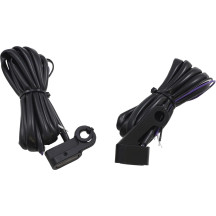 Luces LED de marcador para manillar — M8-1.25, negro, ámbar y blanco