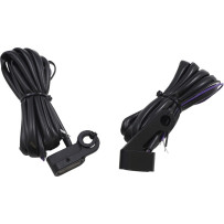 Luces LED de marcador para manillar — M8-1.25, negro, ámbar y blanco