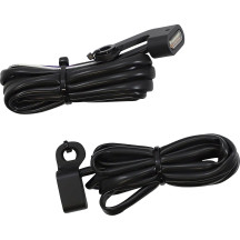 Luces marcadoras LED para manillar — negro, 44 mm, montaje en manillar