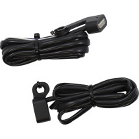 Luces marcadoras LED para manillar — negro, 44 mm, montaje en manillar