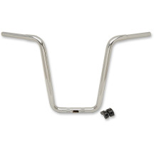1-1/4" Touring Handlebar — 1-1/4" clamp, 19-1/4" rise, 35" width, Chrome, fits Road Glide