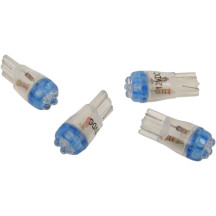 Bombilla LED Mini de cuña — 12V, 0.5W, Azul, 1.03" L x 0.445" D