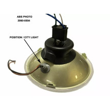 Replacement Headlight with Bulb — 5-3/4" (145 mm), 12 V, 55 W/60 W
