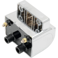 Bobina de encendido — 12V, 30,000V, 3.0Ω, cromado