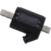 End Mount Ignition Coil — 12 V, 30,000 V output, 3 Ω, Black