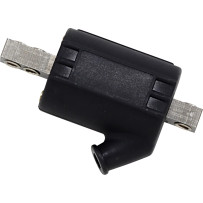 End Mount Ignition Coil — 12V, 30,000V, 5Ω, Black