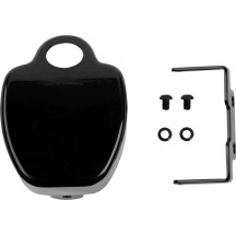 Chrome Coil Cover — Black, Harley-Davidson