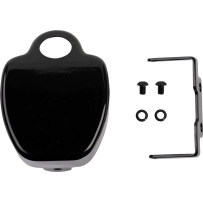 Chrome Coil Cover — Black, Harley-Davidson