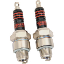 Spark Plugs, Iron XL — 14 mm thread, Heat Range 6, Pair