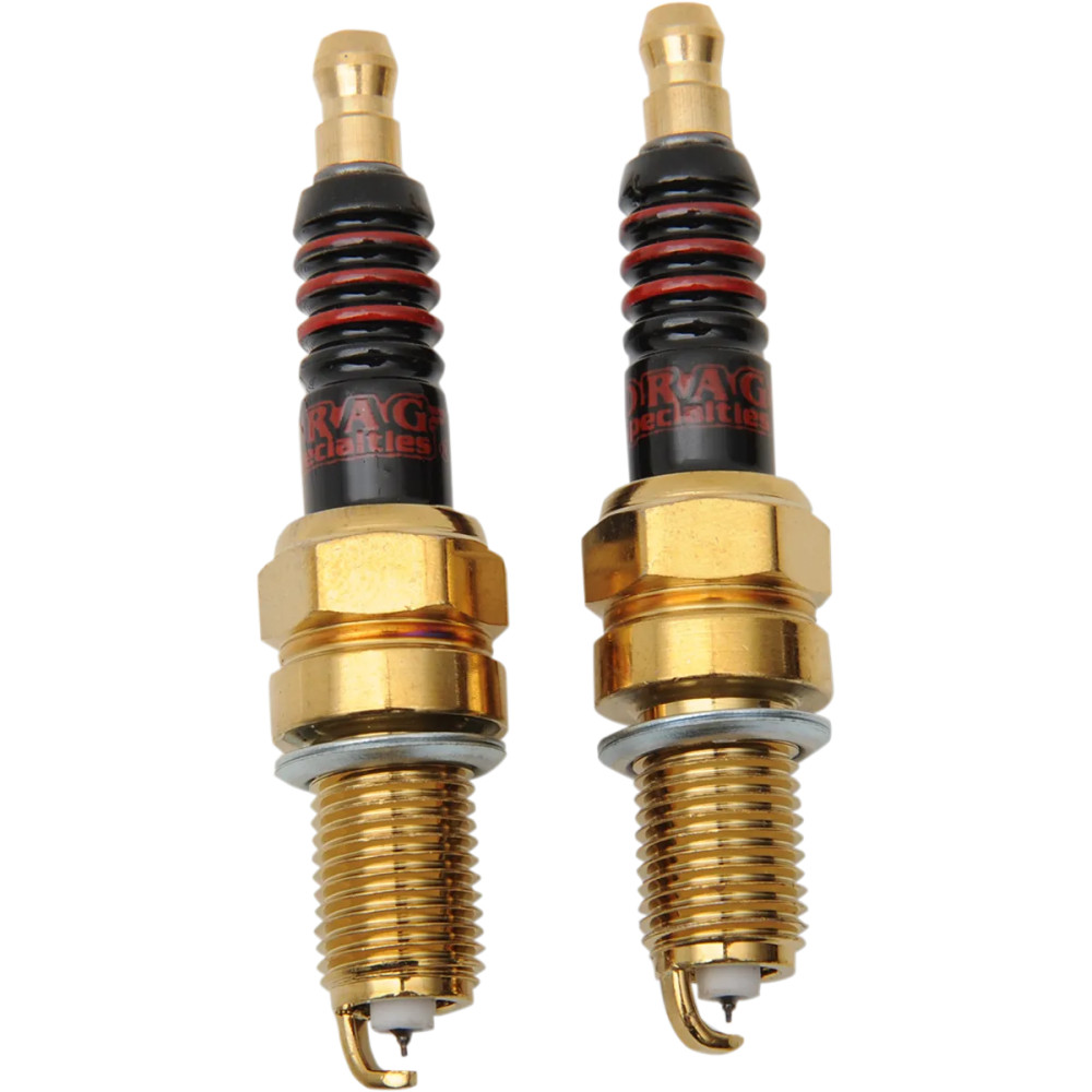 Iridium Spark Plugs — 12 mm thread, 17.5 mm reach, 16 mm (5/8") hex, pair