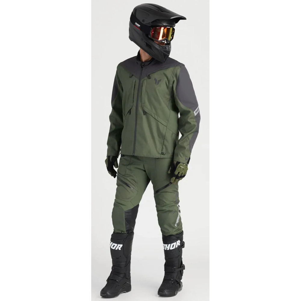 Chaqueta Terrain — 2XL, verde militar, para hombre