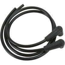 Replacement 6-Volt Coil Wires — 8.8 mm diameter, 31.5 cm / 54.5 cm, Black