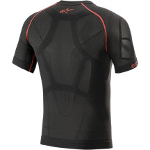Ride Tech v2 Summer Short-Sleeve Underwear Top — M/L, Black