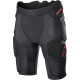 Shorts de protección Bionic Pro — XL, Negro, Rojo
