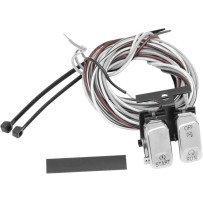 Handlebar Switch Kit — Chrome, right upper mount