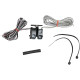 Kit de interruptores para manillar — Negro, acabado pulido, montaje derecho/superior, kit de 2 botones