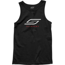 Slippery Tank Top — L, Black